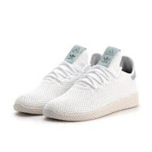 2017 Adidas X Pharrell Williams Tennis HU Tactile Green Shoes Size 8.5